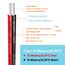 0.32mm² 22 AWG Silikon Elektrischer Draht Kabel anschließen 20 Meter [10 Meter schwarz und 10 Meter rot] Weich und flexibel aus verzinntem Kupferdraht Hohe Temperaturbeständigkeit 200 Celsius 600V