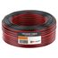 MANAX® 25m Zwillingslitze 2x 0,75mm² rot/schwarz Kabel 2-adrig (25m 0,75mm² - 1 Ring, rot/schwarz)