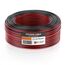 MANAX® 50m Zwillingslitze 2x 0,75mm² rot/schwarz Kabel 2-adrig (50m 0,75mm² - 1 Ring, rot/schwarz)