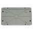 Tehno Plast Sicherungskasten Aufputz IP65 Feuchtraum Gehäuse Verteiler Kleinverteiler 1-4 Reihen 4-48 Module, 1-reihig 18 Module