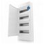 Intratec Sicherungskasten Aufputz 4 reihig – IP40 Verteilerkasten Aufputz Gehäuse für 48 Module mit weißer Tür für einfache Installation Zuhause & Gewerbe – 653 x 287 x 102 mm