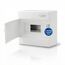 Intratec Sicherungskasten Aufputz 1 reihig – IP40 Verteilerkasten Aufputz Gehäuse für 8 Module mit weißer Tür für einfache Installation Zuhause & Gewerbe – 236 x 215 x 102mm