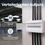 Intratec Sicherungskasten Aufputz 1 reihig – IP40 Verteilerkasten Aufputz Gehäuse für 24 Module mit weißer Tür für einfache Installation Zuhause & Gewerbe – 503 x 236 x 112 mm