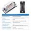 6 Fach Sicherungshalter, 12 Volt Sicherungsblock ATC/ATO KFZ Sicherungskasten 12 Sicherungen Flachsicherungen ohne LED-Anzeige Positiver Negativer für DC 12V/24V Auto LKW Boot VAN SUV Marine Fahrzeug