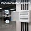 Intratec Sicherungskasten Aufputz 2 reihig – IP40 Verteilerkasten Aufputz Gehäuse für 36 Module mit weißer Tür für einfache Installation Zuhause & Gewerbe – 361 x 396 x 112 mm