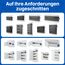 Intratec Sicherungskasten Aufputz 1 reihig – IP40 Verteilerkasten Aufputz Gehäuse für 24 Module mit weißer Tür für einfache Installation Zuhause & Gewerbe – 503 x 236 x 112 mm