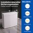 Intratec Sicherungskasten Aufputz 1 reihig – IP40 Verteilerkasten Aufputz Gehäuse für 8 Module mit transparenter Tür für einfache Installation Zuhause & Gewerbe – 236 x 215 x 102mm
