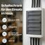 Intratec Sicherungskasten Aufputz 3 reihig – IP40 Verteilerkasten Aufputz Gehäuse für 36 Module mit transparenter Tür für einfache Installation Zuhause & Gewerbe – 485 x 287 x 112 mm