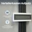 Intratec Sicherungskasten Aufputz 1 reihig – IP40 Verteilerkasten Aufputz Gehäuse für 24 Module mit transparenter Tür für einfache Installation Zuhause & Gewerbe – 503 x 236 x 112 mm