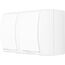 REV 0510253555 AquaForm, Doppelsteckdose-Feuchtraumsteckdose, IP44, einpolig, Aufputz, weiss (Packung mit 2)