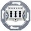 Busch-Jaeger 0243/04 TAE-Anschlussdose Einsazt 2x 6/6 3-fach Alpinweiß 2CKA000230A0392