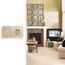 BSEED Touch Lichtschalter mit Steckdose aus Glas, Modern Steckdosen Unterputz, Wandschalter mit LED Hinterlicht (Kein Neutralleiter erforderlich), Kein WLAN, 157mm 2 Fach 2 Wege Gold
