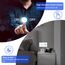 BSEED Touch Lichtschalter mit Steckdose aus Glas, Modern Steckdosen Unterputz, Wandschalter mit LED Hinterlicht (Kein Neutralleiter erforderlich), Kein WLAN, 157mm 1 Fach 2 Wege Weiß