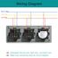 BSEED Touch Lichtschalter 1 Fach 1 Weg mit Doppelt USB C Steckdose aus Glas, Modern Steckdosen Wandschalter Unterputz (Kein Neutralleiter erforderlich), Kein WLAN, 228mm Grau