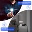 BSEED Touch Lichtschalter mit Steckdose aus Glas, Modern Steckdosen Unterputz, Wandschalter mit LED Hinterlicht (Kein Neutralleiter erforderlich), Kein WLAN, 157mm 1 Fach 2 Wege Grau