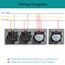 BSEED Touch Lichtschalter 3 Fach 2 Wege mit Doppelt USB C Steckdose aus Glas, Modern Steckdosen Wandschalter Unterputz (Kein Neutralleiter erforderlich), Kein WLAN, 228mm Grau