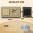 BSEED Druckknopf Rocker Tactile 3 Fach 2 Weg Lichtschalter Glas und 3 in 1 Steckdose mit 2.1A USB Ladeleistung mit Type C Adapter Aufladestation Glasscheibe Wandschalter Gold