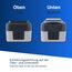 REV AquaStorm SPARSET - 5x Steckdose mit Lichtschalter - Feuchtraum, Aufputz, IP55, senkrecht, 230V, 16A, anthrazit