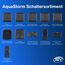 REV AquaStorm SPARSET - 10x Steckdose 1-fach - Feuchtraum IP55, zweipolig, Aufputz, 230V, 16A, anthrazit