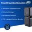 REV AquaStorm, Doppelsteckdose, Steckdose Feuchtraum IP55, zweipolig, Aufputz senkrecht, 230V, 16A, anthrazit