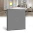 BSEED Touch Lichtschalter 1 Fach 2 Wege Glas Lichtschalter Grau Led Touch Schalter Touchscreen Funktioniert mit LED Lampe EU Standard(Nicht Smart Schalter)