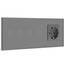BSEED Touch Lichtschalter mit Steckdosen doppelte 2 Fach 1 Weg Wandschalter mit einer Steckdose Unterputz Touchscreen-schalter mit Glasrahmen 228mm Grau