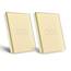 BSEED 2 Pack Touch Lichtschalter 3 Fach 1 Weg Wandschalter Unterputz Lichtschalter mit Glasrahmen 86mm Lichtschalter Gold 500W(Nicht Smart Schalter)