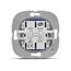 REV PrimaLuxe Lichtschalter, Kreuzschalter 230VAC, 10A, Unterputz, Weiss