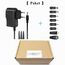 ZUOKENZU Netzteil 6V 2A Netzteil mit 8 DC Stecker Adapter AC230V 240V auf DC6V 500mA 1000mA 1500mA Netzteil für digitales Blutdruckmessgerät 6Volt Ladegerät Wechselrichter AC-DC Adapter (DC6V~2A)