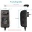 ZUOKENZU AC Adapter 12V 2A Netzteil AC220V zu DC12V 500mA 1000mA 1500mA 2000mA Leistungstreiber 5,5mm mit 8 DC Steckeradaptern Wechselrichter Ladegerät Transformator AC-DC Adapter (DC12V~2A)