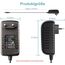 ZUOKENZU AC Adapter 9V 2A Netzteil AC220V zu DC9V 500mA 1000mA 1500mA 2000mA Leistungstreiber 5,5mm mit 8 DC Steckeradaptern Konverter Wechselrichter Ladegerät Transformator AC-DC Adapter (DC9V~2A)