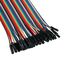 ELEGOO Jumper Wire 40 x 20cm Kabel Steckbrücken 28AWG Drahtbrücken für Arduino (3er Set)