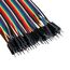 ELEGOO Jumper Wire 40 x 20cm Kabel Steckbrücken 28AWG Drahtbrücken für Arduino (3er Set)