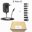 ZUOKENZU AC Adapter 24V 1A Netzteil AC220V zu DC24V 500mA 1000mA Leistungstreiber 5,5mm mit 8 DC Steckeradaptern Konverter Wechselrichter Ladegerät Transformator AC-DC Adapter (DC24V~1A)