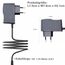 ZUOKENZU AC Adapter 5V 2A Netzteil AC220V 230V zu DC5V 500mA 1000mA 1500mA Leistungstreiber 5,5mm mit 8 DC Steckeradaptern Konverter Wechselrichter Ladegerät Transformator AC-DC Adapter (DC5V~2A)