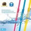 Kuject Stoßverbinder 210stk Kabelverbinder, Quetschverbinder Wasserdicht Schrumpfverbinder Set 10-22 AWG Stossverbinder