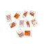 Wago Hebelverbindungsklemme 2 x 0,2-4 mm², 10 Stück Packung, BLV221412, Pfirsich, Geschlossenes Ende