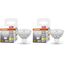 Osram Star Reflektor LED-Lampe für GU5.3-Sockel, klares Glas,Warmweiß (2700K), 345 Lumen, Ersatz für herkömmliche 35W-Leuchtmittel, nicht dimmbar, Single-Pack, Warmweiß (Packung mit 2)