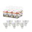 Osram Niedervolt-LED-Reflektorlampen MR16 mit Retrofit-Stecksockel, 50 Watts Ersatz, GU5.3, 2700 Kelvin, Glass, 6-er Pack, Dark Gray, 2700k Warmweiß