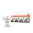 Osram Niedervolt-LED-Reflektorlampen MR16 mit Retrofit-Stecksockel, LED-Alternative zu Niedervolthalogenlampen, 6,5 W, 12 V, 2700 K, 621 lm, Lebensdauer 15000 h, Garantie: 3 Jahre, 3-pack