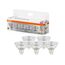 Osram LED BASE MR16, Vorteilspack mit 5 Niedervolt Leuchtmittel, ersetzt herkömmliche 35W Reflektor Glühbirnen, warmweiß (2700K), 3.8W, GU5.3 Sockel, mattes Glas, nicht dimmbar