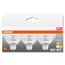 Osram Niedervolt-LED-Reflektorlampen MR16 mit Retrofit-Stecksockel, LED-Alternative zu Niedervolthalogenlampen, 6,5 W, 12 V, 2700 K, 621 lm, Lebensdauer 15000 h, Garantie: 3 Jahre, 3-pack