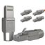 RedStar24 RJ45 Stecker Werkzeuglos CAT 7 – Netzwerkstecker für Verlegekabel AWG 22-24 – CAT7 CAT6a LAN Kabel Netzwerkkabel Ethernet – Geschirmt – LSA feldkonfektionierbar – 10 Gbps – 6 Stück
