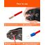 Gorffy Gabelkabelschuhe, Ringkabelschuhe, Kabelschuhe, 0,5-6,0 mm² Ringösen Kabelschuhe, Kabelschuhe Set, Isolierte Elektrische Crimpverbinder