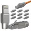 RedStar24 RJ45 Stecker Werkzeuglos CAT 7 – Netzwerkstecker für Verlegekabel AWG 22-24 – CAT7 CAT6a LAN Kabel Netzwerkkabel Ethernet – Geschirmt – LSA feldkonfektionierbar – 10 Gbps – 12 Stück