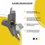 RedStar24 RJ45 Stecker Werkzeuglos CAT 7 – Netzwerkstecker für Verlegekabel AWG 22-24 – CAT7 CAT6a LAN Kabel Netzwerkkabel Ethernet – Geschirmt – LSA feldkonfektionierbar – 10 Gbps – 8 Stück