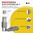 RedStar24 RJ45 Stecker Werkzeuglos CAT 7 – Netzwerkstecker für Verlegekabel AWG 22-24 – CAT7 CAT6a LAN Kabel Netzwerkkabel Ethernet – Geschirmt – LSA feldkonfektionierbar – 10 Gbps – 2 Stück