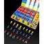 Gorffy Gabelkabelschuhe, 300 Stück Kabelschuhe, 0,5-6,0 mm² Quetschverbinder, Kabelschuhe Set, Isolierte Elektrische Crimpverbinder