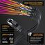 CSL 15m CAT8.1 Netzwerkkabel Flach 40 Gbits - Baumwollmantel - LAN Kabel Patchkabel - CAT8 Gigabit RJ45 Ethernet Cable - 40000 Mbits Geschwindigkeit - Flachbandkabel - Verlegekabel - Cat6 Cat7