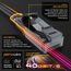 CSL - 5m CAT8.1 Netzwerkkabel Flach 40 Gbits - Baumwollmantel - LAN Kabel Patchkabel - CAT8 Gigabit RJ45 Ethernet Cable - 40000 Mbits Geschwindigkeit - Flachbandkabel - Verlegekabel - CAT6 CAT7
